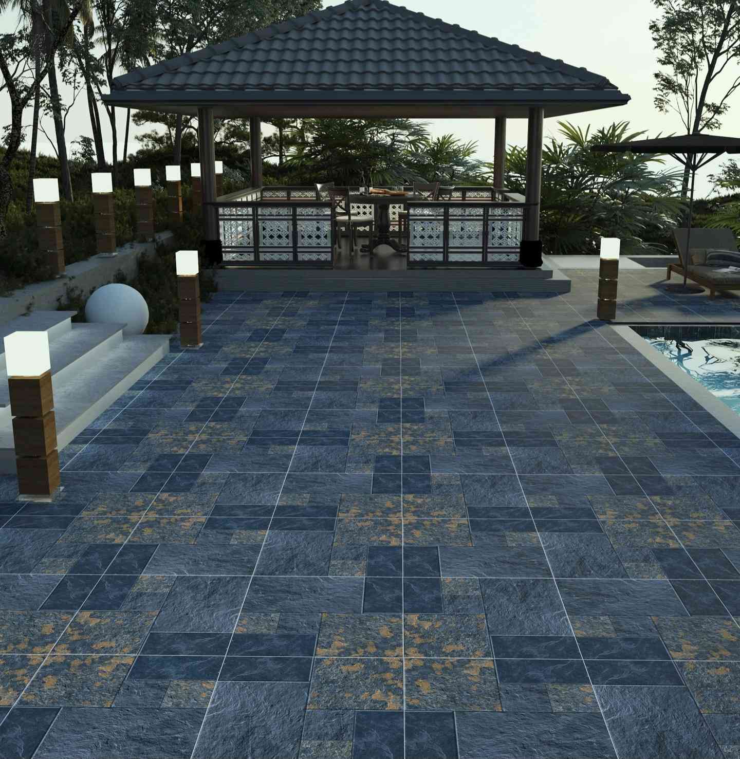 16x16 - Dg - Allen Cera - Panama Blue — view 2