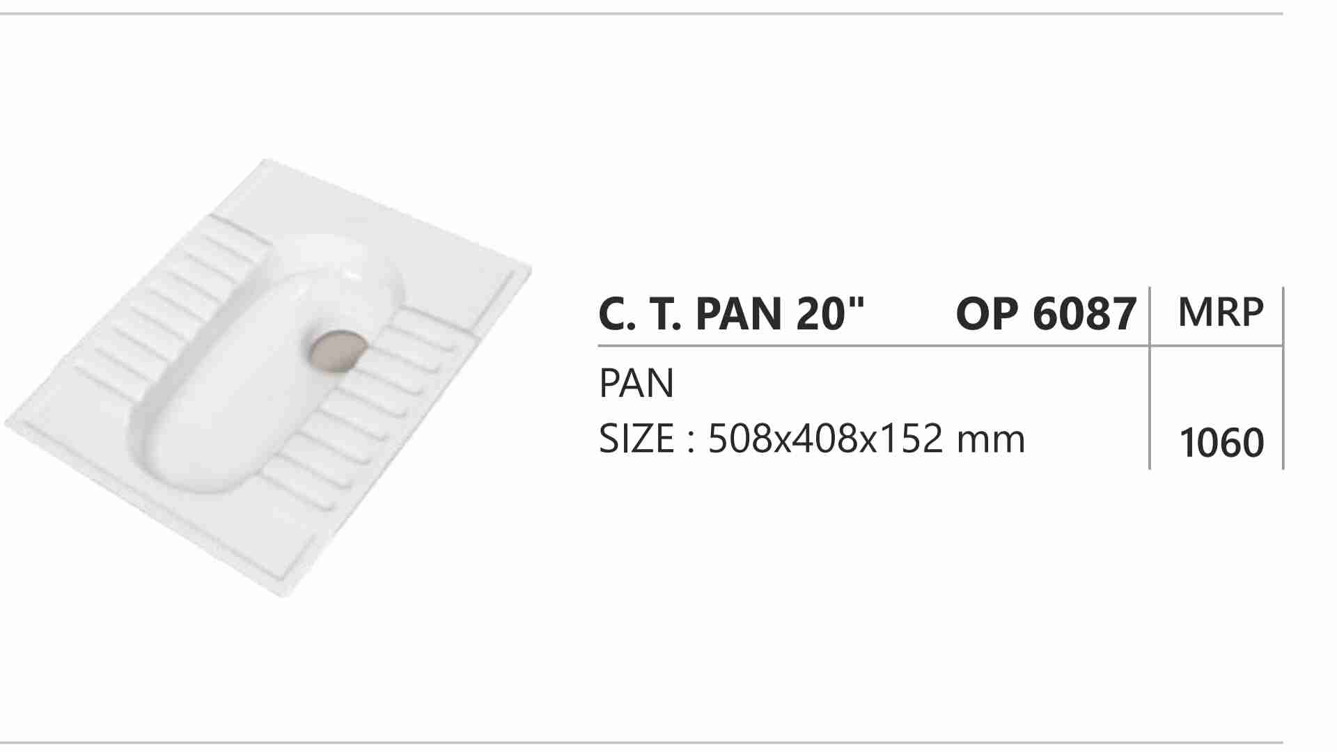 Soch - Ct Pan 20"