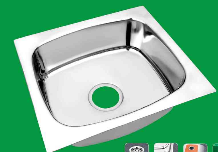 KITCHNEN SINK - GOLD 9 - 16X18