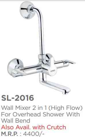 Orio - Seltos - Wall Mixer 2 In 1 (high Flow)