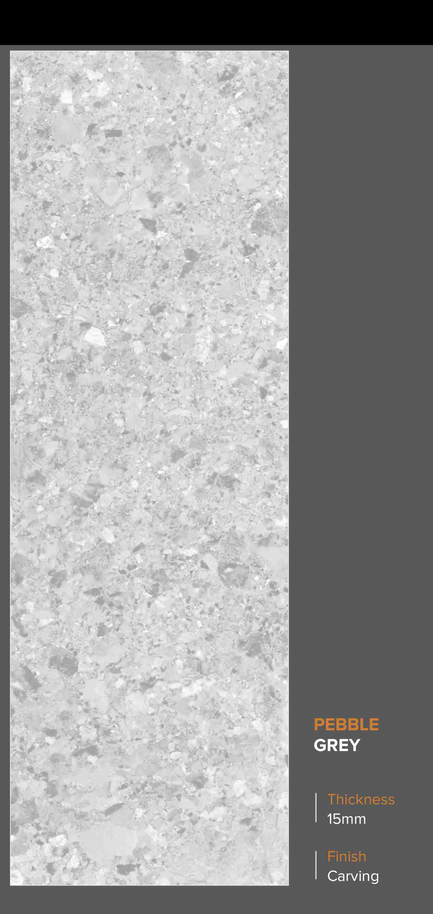 800x2400 - Slab - Emcer - Pabble Grey — view 2
