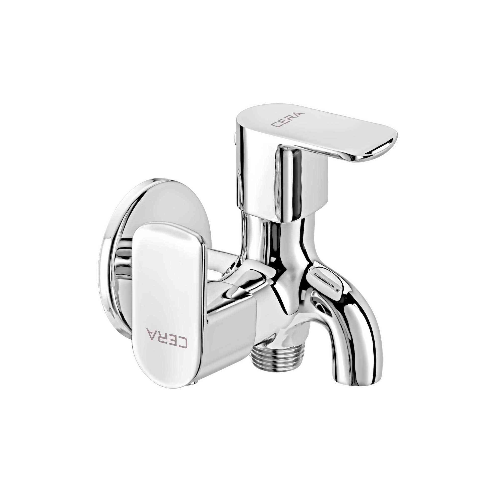 Cera - Cp - Chromo - 2 Way Bib Cock Side Handle