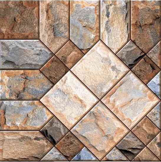 16x16 - Dg - Orient Bell - Geometric Stone