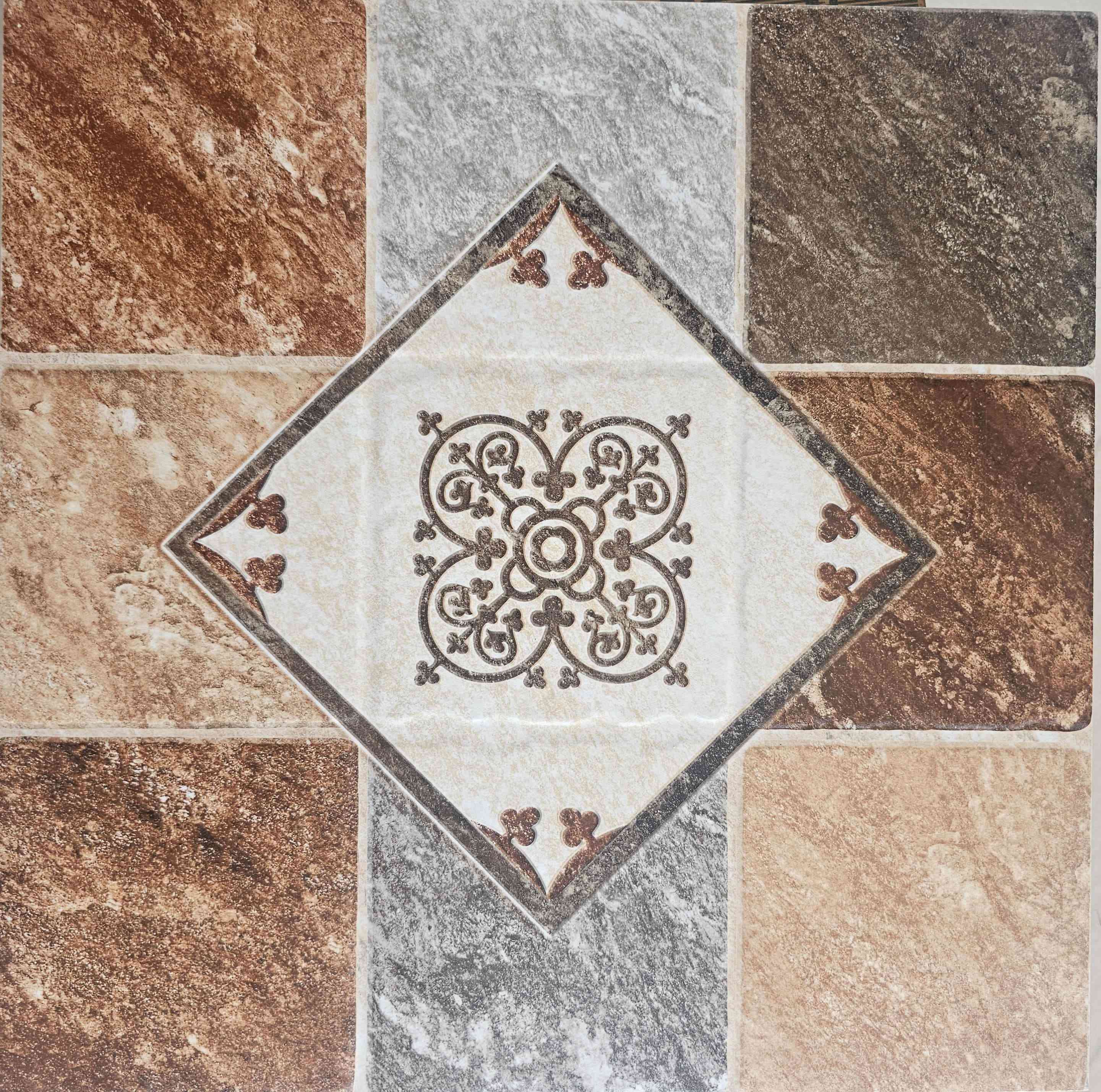 16x16 - Dg - Allen Cera - Paver Brown Decore