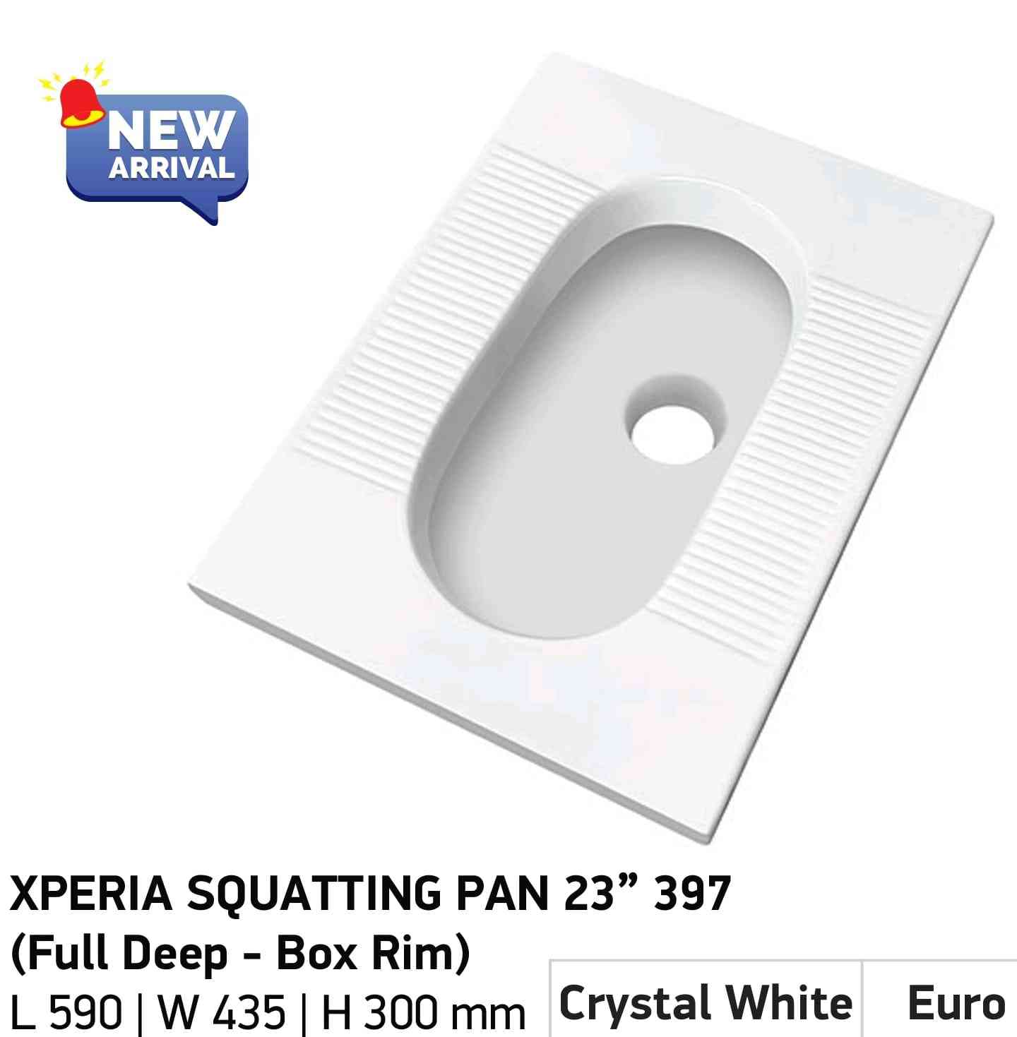 Bell - Op - Xperia Squatting Pan - 23" - 397