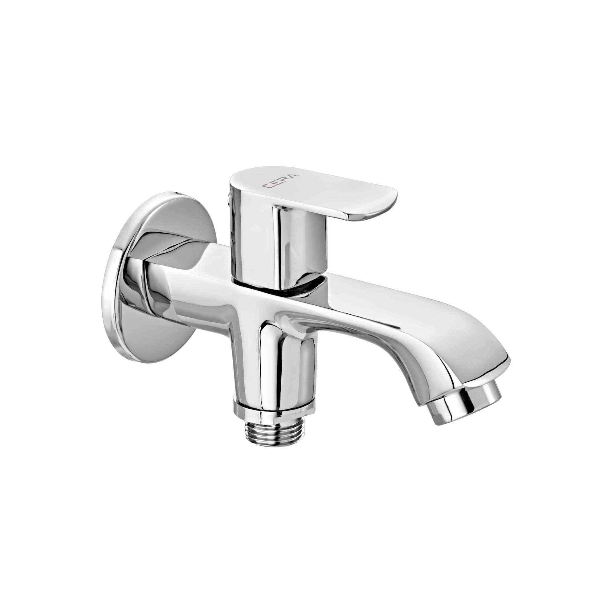 Cera - Cp - Chromo - 2 Way Bib Cock Single Handle